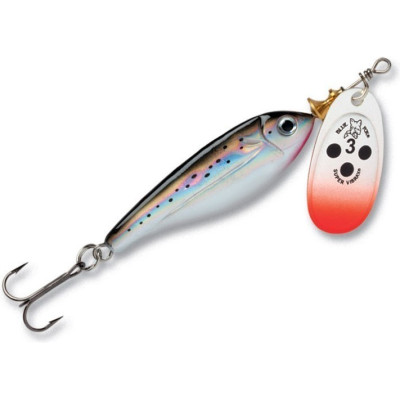 Вращающаяся блесна BLUE FOX Minnow Super Vibrax 18 г, цвет S — BFMSV4-S