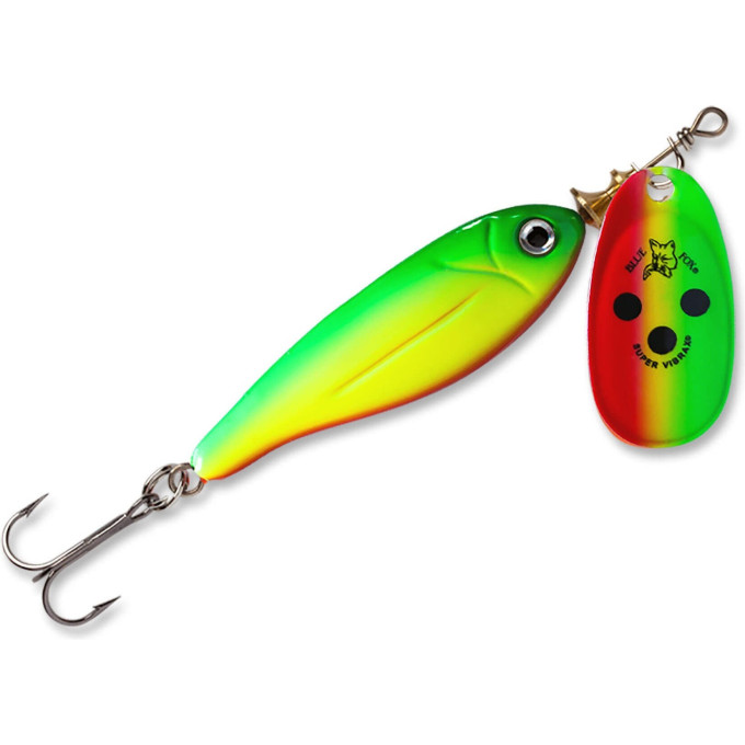 Блесна вращающаяся BLUE FOX Minnow Super Vibrax 2 /GYR / 9гр. BFMSV2-GYR