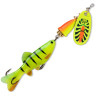 Блесна вращающаяся BLUE FOX Vibrax Chaser 16 г с силиконовой рыбкой FT BFVCH3-FT